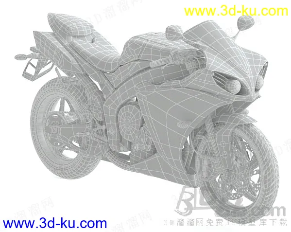 高精度摩托车模型 川崎忍者 全四边面的图片3