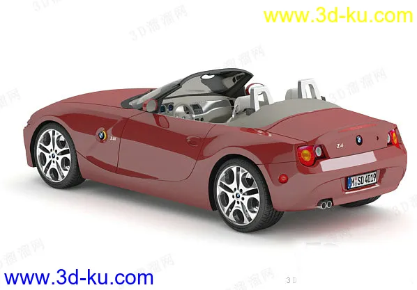 高精度汽车模型 宝马Z4 全四边面的图片4