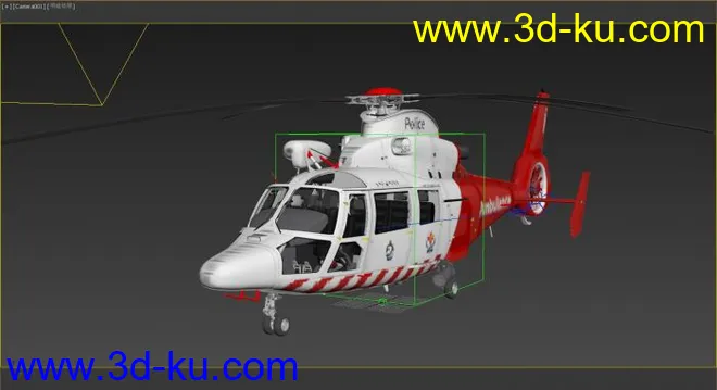 一个高精度直升机模型（带驾驶室）的图片1