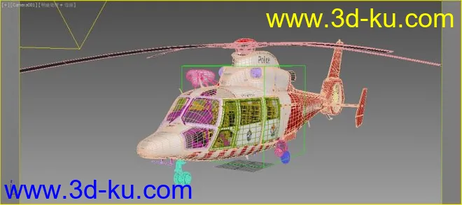 一个高精度直升机模型（带驾驶室）的图片5