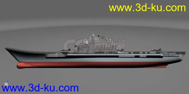 中国辽宁号航空母舰工业3d模型，各种三维格式，可以打印的图片5