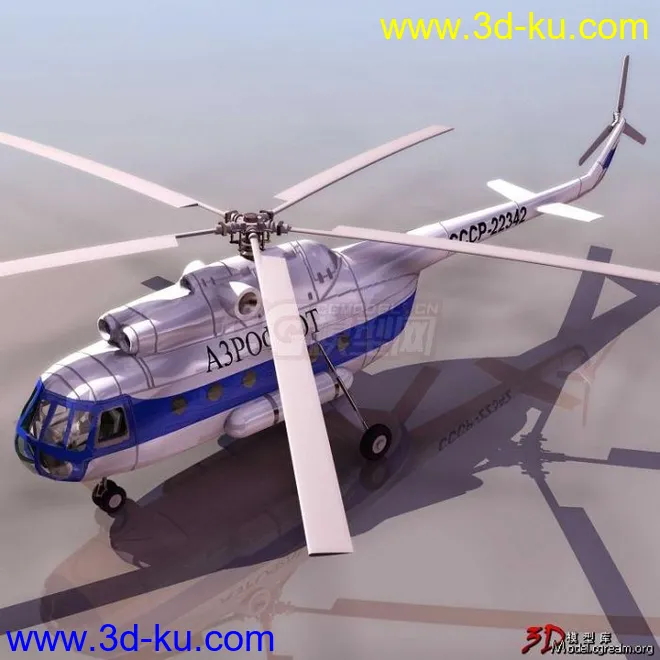 直升机MI_8(俄罗斯）Mil Mi-8模型的图片1