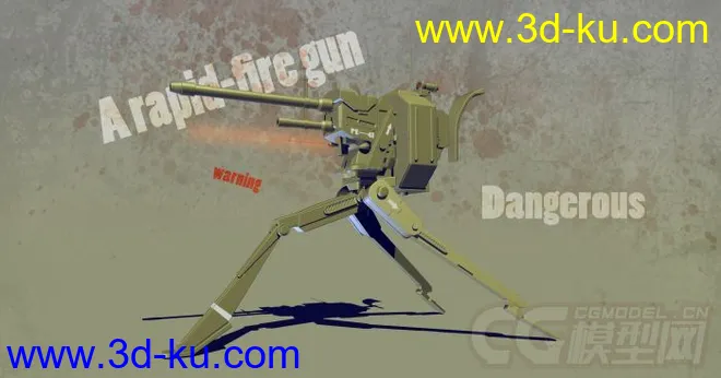 A rapid-fire gun模型的图片1