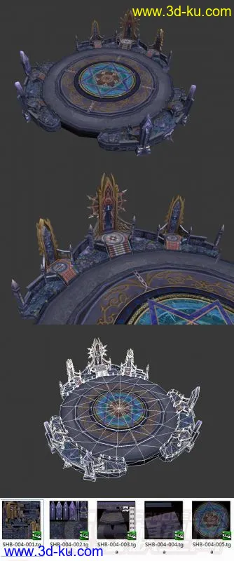 theCrisisOfShadow场景建筑系列-议会广场模型的图片1