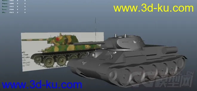 苏联t-34坦克模型的图片1
