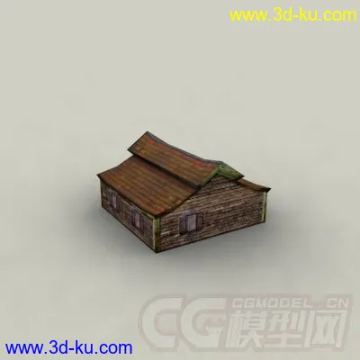 东方古代建筑场景老房子模型的图片4