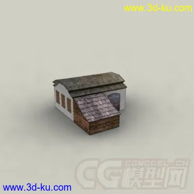 东方古代建筑场景老房子模型的图片10