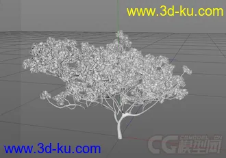 桃树 c4d模型的图片