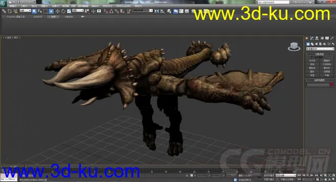 怪物猎人模型恐暴龙+角龙的图片1