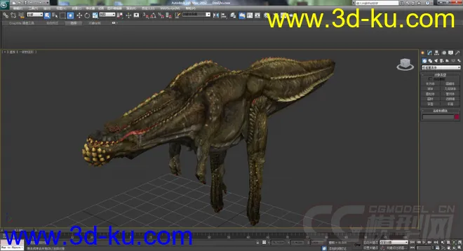 怪物猎人模型恐暴龙+角龙的图片3