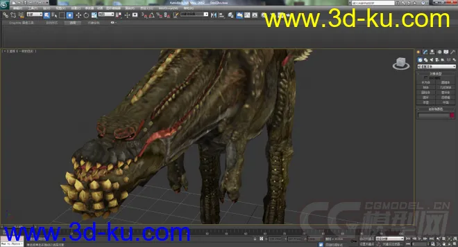 怪物猎人模型恐暴龙+角龙的图片5