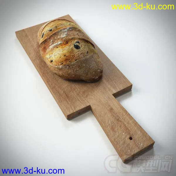 面包~长霉了QAQ（早餐之类的东东）模型的图片6