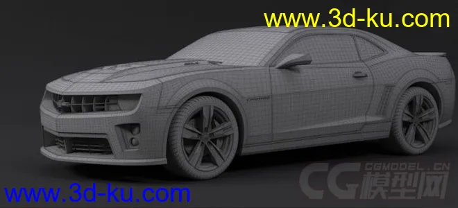 写实版 雪佛兰科迈罗3D模型Camaro的图片4