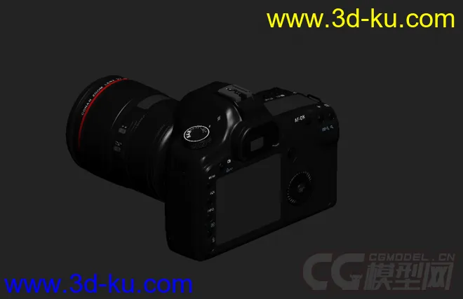 超写实影视广告级单反相机3D模型的图片2