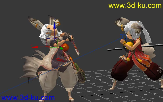 剑灵人物，舞剑舞棍模型的图片3