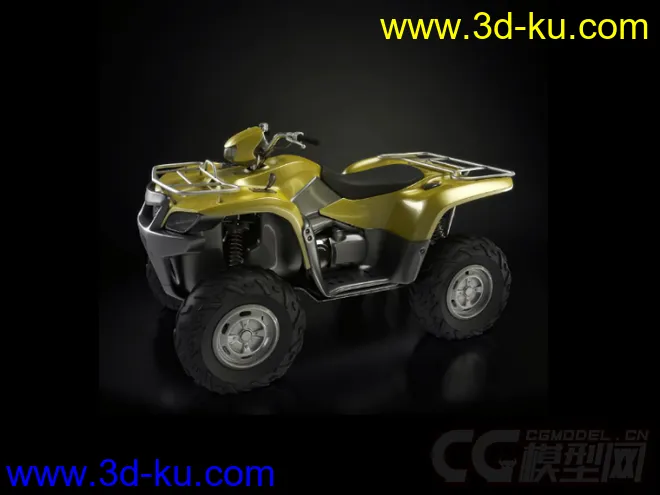 酷炫摩托车3D模型9的图片2