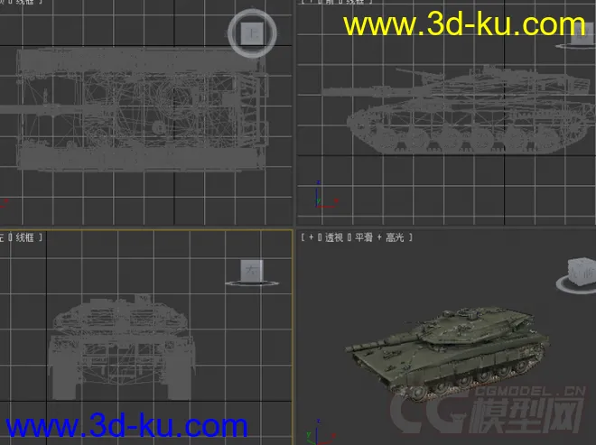 军事坦克模型3的图片1