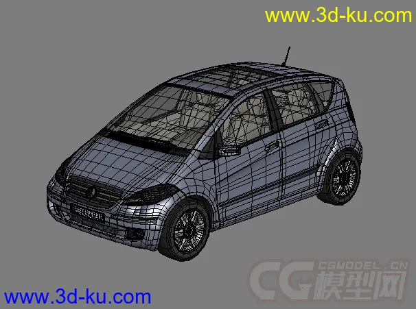 DOSCH 3D奔驰Mercedes_A-Class汽车模型的图片2