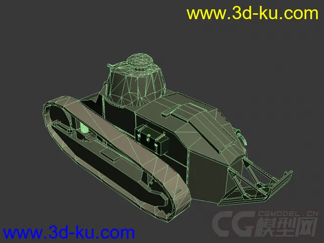 坦克军事装甲车模型的图片2