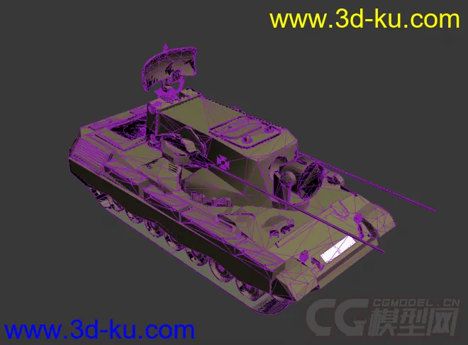 坦克军事装甲车模型2的图片1