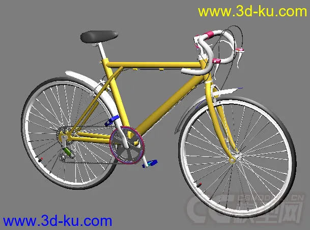精细的公里自行车模型的图片2