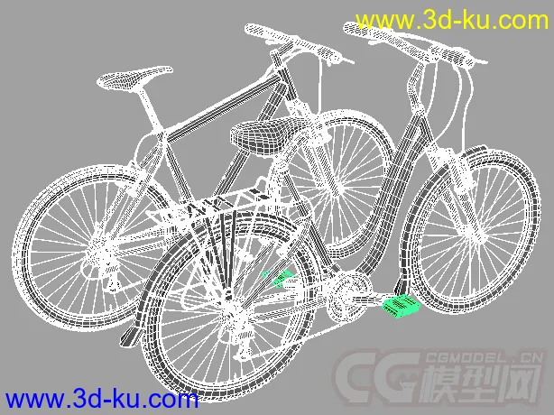 男士自行车和女士自行车模型的图片2