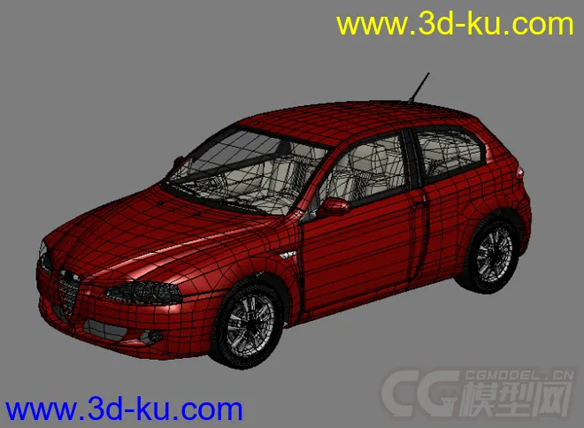 DOSCH 3D阿尔法Alfa_147汽车模型的图片1
