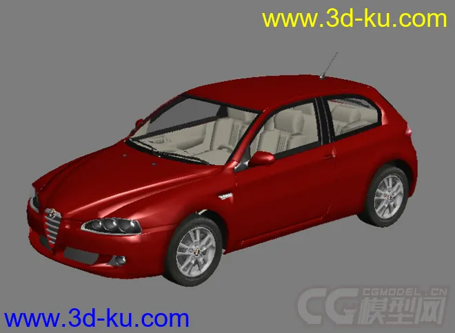DOSCH 3D阿尔法Alfa_147汽车模型的图片2