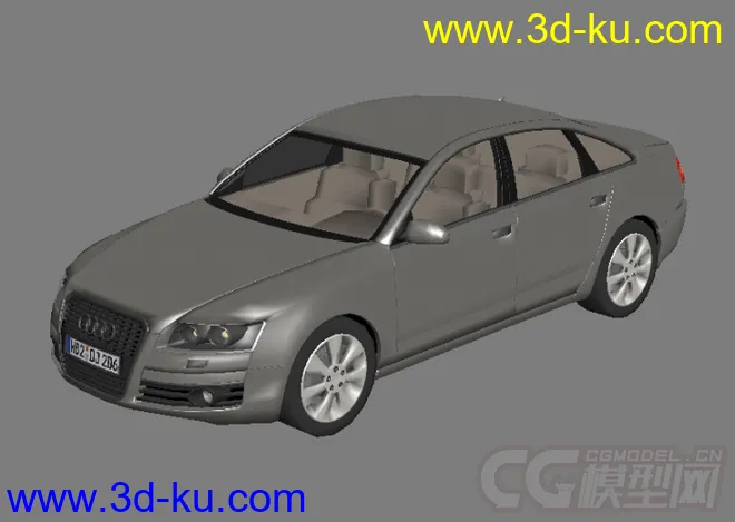 DOSCH 3D奥迪A6汽车模型的图片2