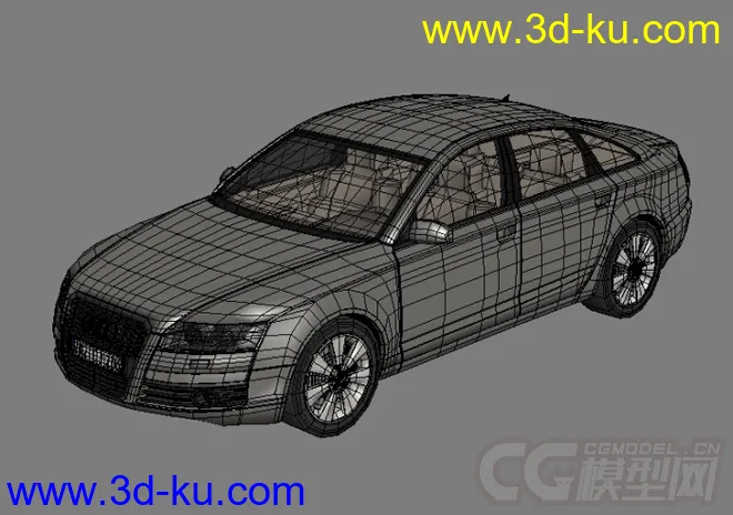 DOSCH 3D奥迪A6汽车模型的图片3