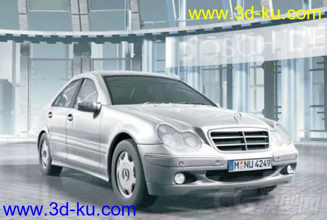 DOSCH 3D奔驰Mercedes_C-Class汽车模型的图片3