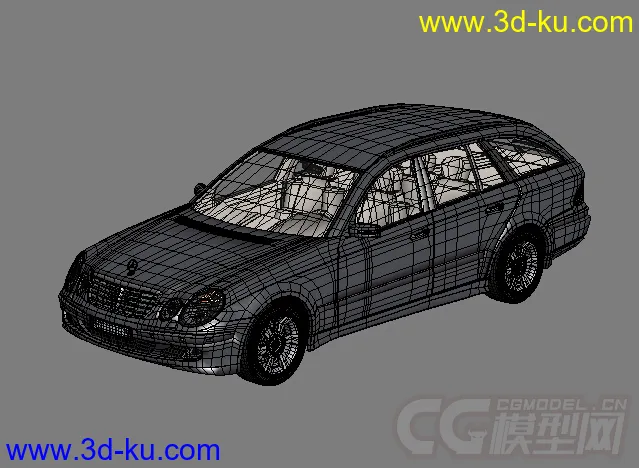DOSCH 3D奔驰Mercedes_E400T汽车模型的图片2