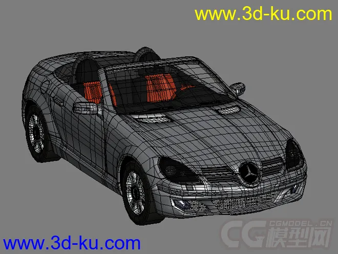DOSCH 3D奔驰Mercedes_SLK汽车模型的图片1