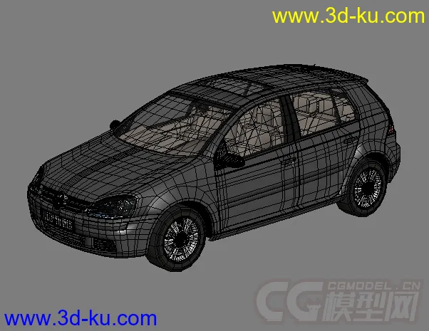 DOSCH 3D大众GolfV汽车模型的图片1