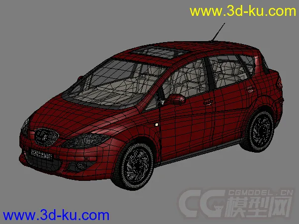 DOSCH 3D西亚特Seat_Toledo汽车模型的图片1