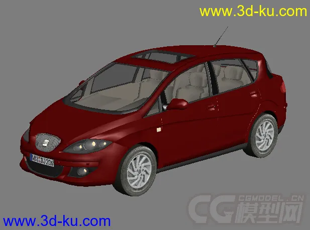DOSCH 3D西亚特Seat_Toledo汽车模型的图片2