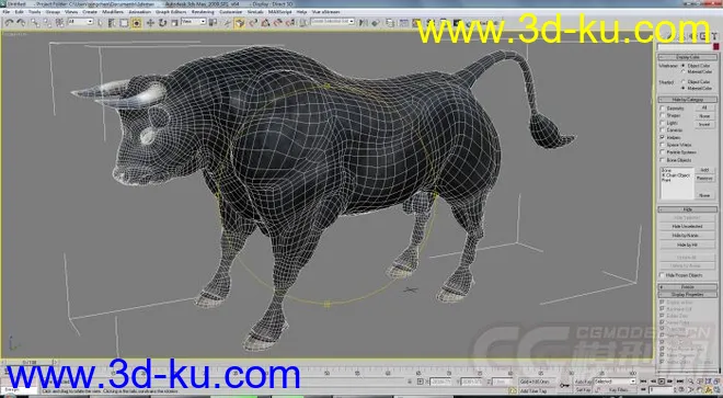 DAZ 导出的黑公牛模型的图片4