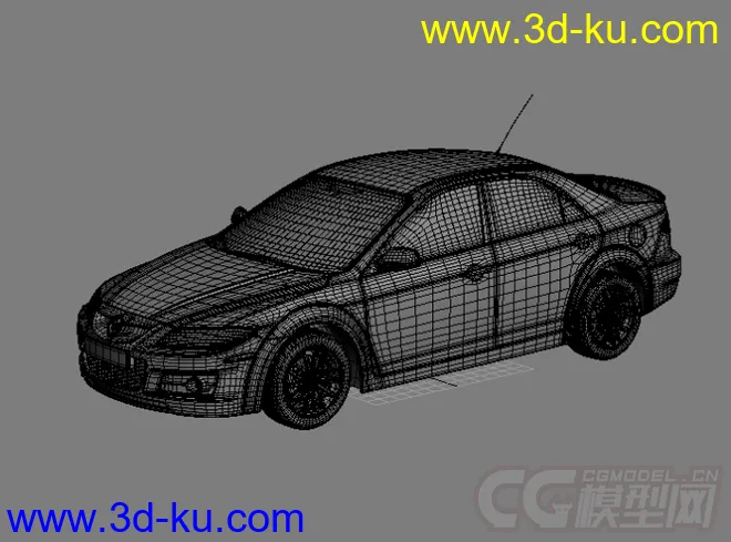 EVERMOTION马自达Mazda_6车模型的图片1