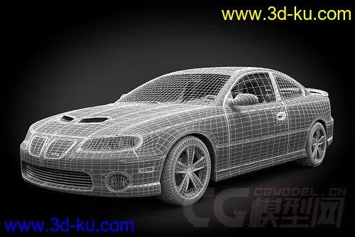 EVERMOTION庞蒂克GTO车模型的图片3