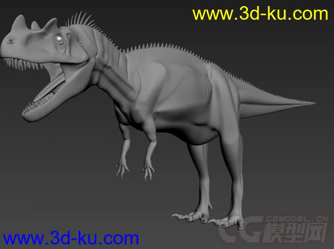 角鼻龙 恐龙写实高精度模型的图片3
