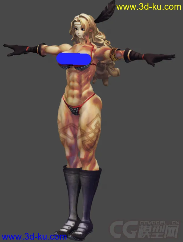 魔龙宝冠 亚马逊女战士模型的图片1