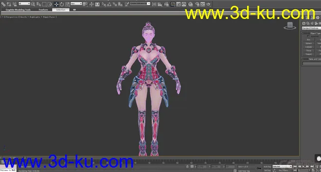 女王之刃性感女王NPC02+有动画模型的图片2