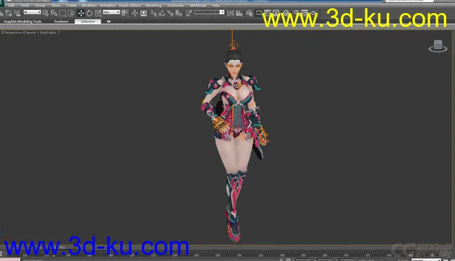 女王之刃性感女王NPC02+有动画模型的图片3