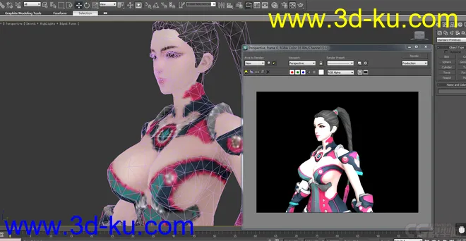 女王之刃性感女王NPC02+有动画模型的图片8