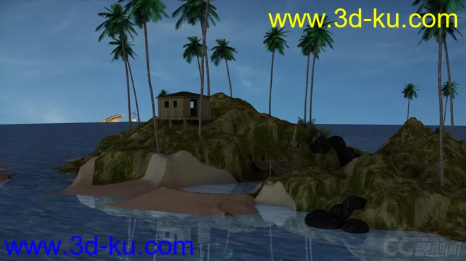 热带小岛场景模型的图片6