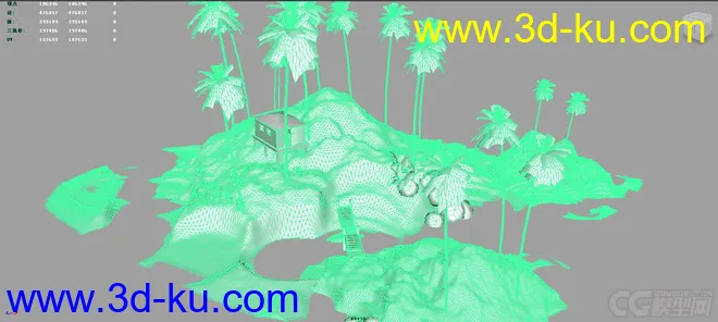 热带小岛场景模型的图片4