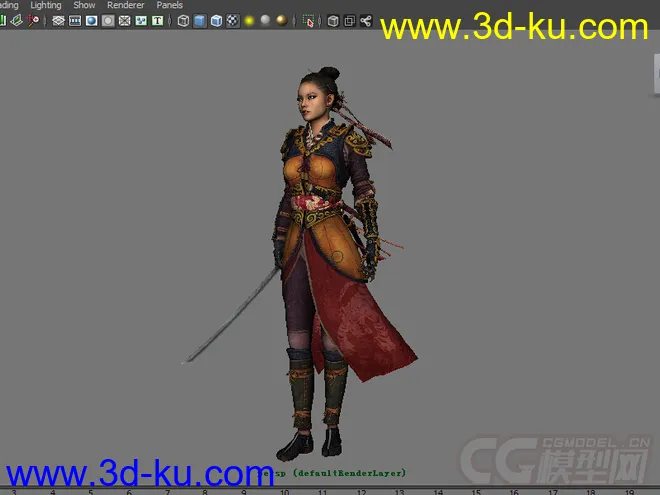 Nyra女战士模型的图片1