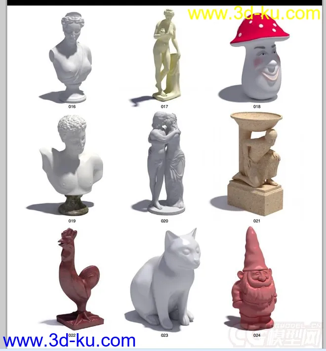 雕塑，雕塑模型，摆件，人物雕塑，动物雕塑的图片1