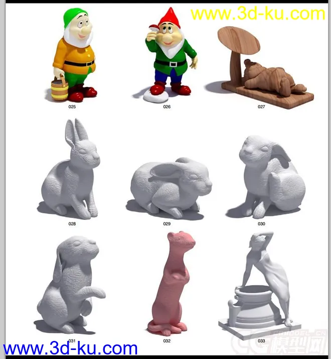 雕塑，雕塑模型，摆件，人物雕塑，动物雕塑的图片2