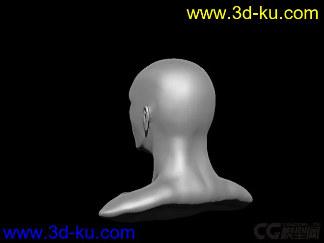 zbrush雕刻人头模型的图片3